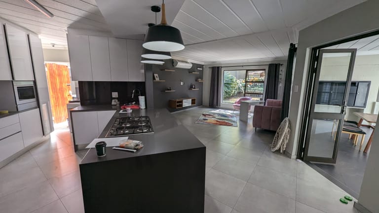 Kitchen and dining area
